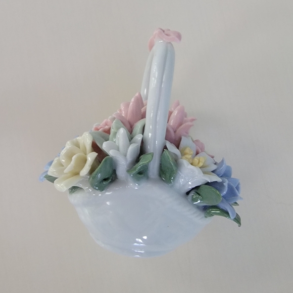 Porcelain Flower Basket - Picture 3 of 10